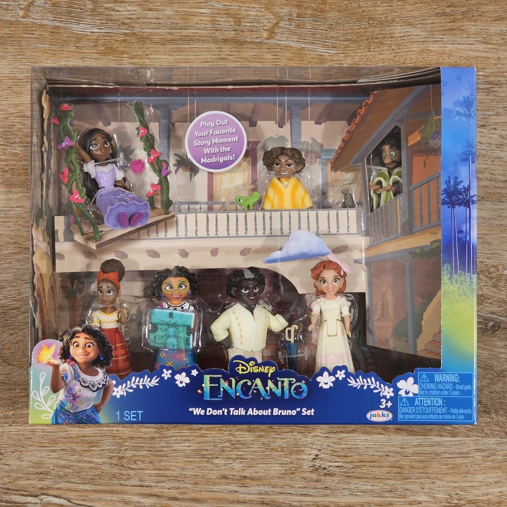 Jakks‎ Disney Encanto "We Don't Talk about Bruno" Play Set - 7 Figures - New